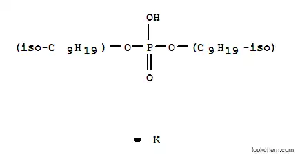 Molecular Structure of 77963-82-7 (potassium diisononyl phosphate)