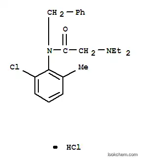 Molecular Structure of 77966-32-6 ([benzyl-(2-chloro-6-methyl-phenyl)carbamoyl]methyl-diethyl-azanium chl oride)