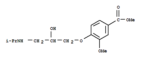 methyl 4-[2-hydroxy-3-(propan-2-ylamino)propoxy]-3-methoxybenzoate