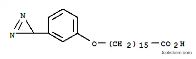 Molecular Structure of 78112-02-4 (omega-(3-diazirinophenoxy)hexadecanoic acid)