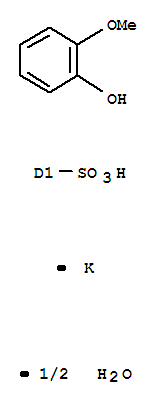 Benzenesulfonic acid,hydroxymethoxy-, monopotassium salt, hydrate (2:1) (9CI)