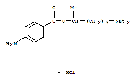 4-(4-aminobenzoyl)oxypentyl-diethyl-azanium chloride