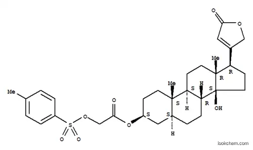 Molecular Structure of 78730-58-2 (digitoxigenin-3-tosyloxyacetate)