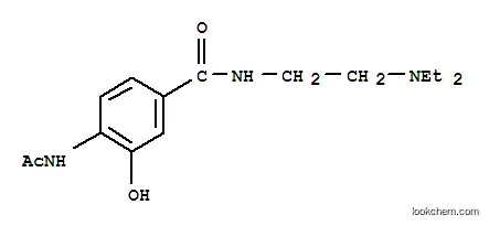 Molecular Structure of 79048-58-1 (N-acetyl-3-hydroxyprocainamide)