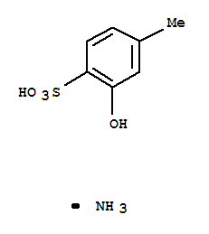 Benzenesulfonic acid,2-hydroxy-4-methyl-, ammonium salt (1:1)