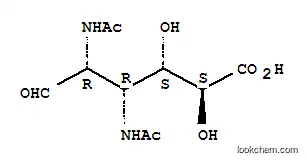 Molecular Structure of 79319-92-9 (2,3-diacetamido-2,3-dideoxy-glucuronic acid)