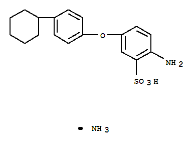 Benzenesulfonic acid,2-amino-5-(4-cyclohexylphenoxy)-, ammonium salt (1:1)