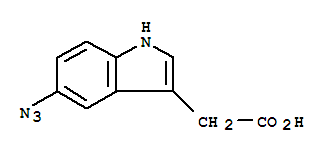 1H-Indole-3-aceticacid, 5-azido-