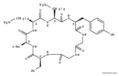 Molecular Structure of 79525-56-7 (cyclic leucine enkephalin)