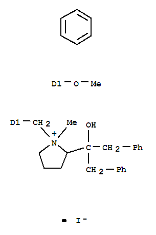 2-[1-[(2-METHOXYPHENYL)METHYL]-1-METHYL-2,3,4,5-TETRAHYDROPYRROL-2-YL] -1,3-DIPHENYL-PROPAN-2-OL IODIDE