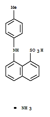 1-Naphthalenesulfonicacid, 8-[(4-methylphenyl)amino]-, ammonium salt (1:1)