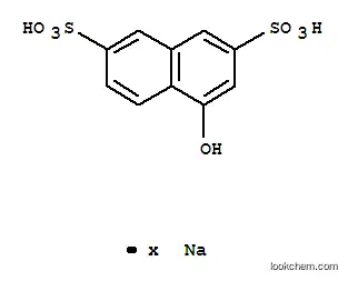 Molecular Structure of 79873-37-3 (1-Naphthol-3,6-disulfonic acid, sodium salt)