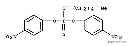 Molecular Structure of 79985-96-9 (bis(4-nitrophenoxy)-pentoxy-sulfanylidene-phosphorane)
