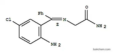 Molecular Structure of 80222-81-7 (syn-2-(N-(alpha-Phenyl-2-amino-5-chlorobenzylidenyl)amino)acetamide)