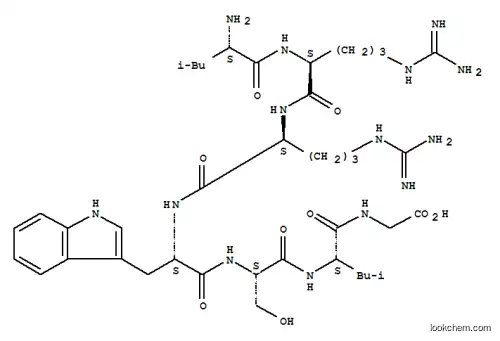 Molecular Structure of 80224-16-4 (H-LEU-ARG-ARG-TRP-SER-LEU-GLY-OH)