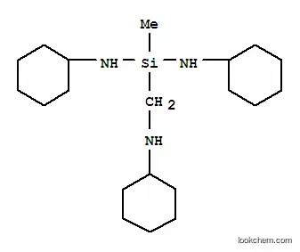 Molecular Structure of 80228-86-0 (N,N'-dicyclohexyl[(cyclohexylamino)methyl]methylsilanediamine)