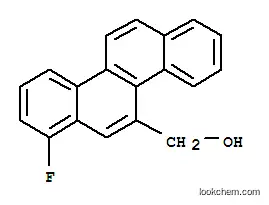 Molecular Structure of 80257-14-3 (5-Chrysenemethanol, 7-fluoro-)