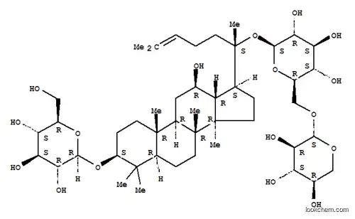 beta-D-Glucopyranoside, (3alpha,12beta)-3-(beta-D-glucopyranosyloxy)-12-hydroxydammar-24-en-20-yl 6-O-beta-D-xylopyranosyl-