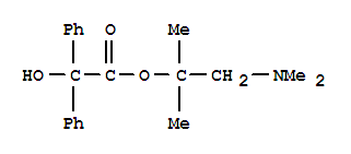 Benzeneacetic acid, a-hydroxy-a-phenyl-,2-(dimethylamino)-1,1-dimethylethyl ester