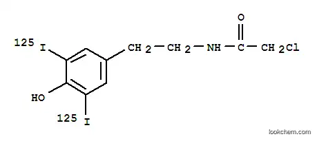 Molecular Structure of 80465-54-9 (N-Chloroacetyliodotyramine)