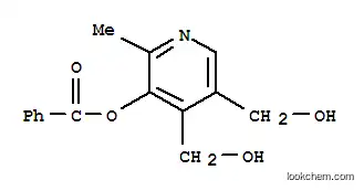 Molecular Structure of 80503-44-2 (3,4-Pyridinedimethanol, 5-(benzoyloxy)-6-methyl-)
