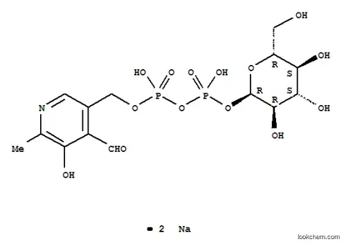 Molecular Structure of 80503-46-4 (pyridoxal(5')diphospho(1)-glucose)