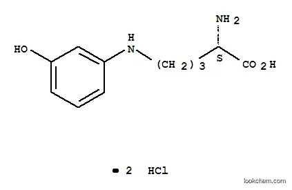 Molecular Structure of 80548-16-9 (2-amino-5-[(3-hydroxyphenyl)amino]pentanoic acid)