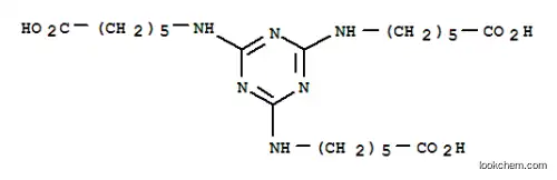 Molecular Structure of 80584-91-4 (Hexanoic acid,6,6',6''-(1,3,5-triazine-2,4,6-triyltriimino)tris-)