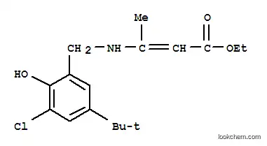 ethyl (Z)-3-[(5-tert-butyl-3-chloro-2-hydroxyphenyl)methylamino]but-2-enoate