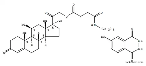 Molecular Structure of 80632-50-4 (cortisol-21-hemisuccinate-aminobutylisoluminol)