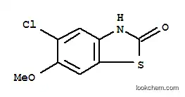 Molecular Structure of 80689-15-2 (2(3H)-Benzothiazolone, 5-chloro-6-methoxy-)