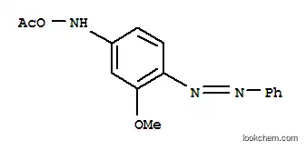 Benzenamine, N-(acetyloxy)-3-methoxy-4-(phenylazo)-