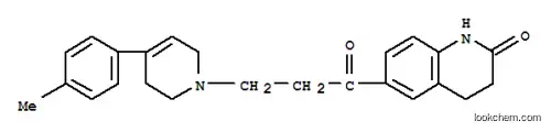 Molecular Structure of 80834-73-7 (2(1H)-Quinolinone, 3,4-dihydro-6-(3-(3,6-dihydro-4-(4-methylphenyl)-1( 2H)-pyridinyl)-1-oxopropyl)-)