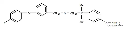 Molecular Structure of 80843-63-6 (1-((2-(4-(Difluoromethoxy)phenyl)-2-methylpropoxy)methyl)-3-(4-fluorop henoxy)benzene)