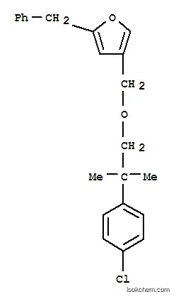 Molecular Structure of 80843-64-7 (4-((2-(4-Chlorophenyl)-2-methylpropoxy)methyl)-2-(phenylmethyl)furan)