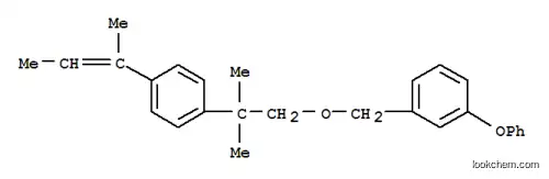 Molecular Structure of 80854-12-2 (3-Phenoxybenzyl 2-(4-(2-buten-2-yl)phenyl)-2-methylpropyl ether)
