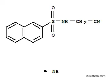 Molecular Structure of 80866-78-0 (sodium N-(cyanomethyl)naphthalene-2-sulphonamidate)