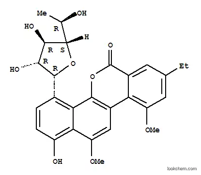 Molecular Structure of 80937-34-4 (gilvocarcin E)