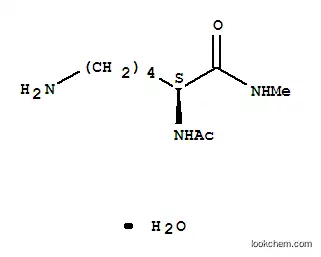 Molecular Structure of 81013-00-5 (N-ALPHA-ACETYL-L-LYSINE-N-METHYLAMIDE MONOHYDRATE)