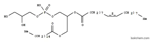 Molecular Structure of 81490-05-3 (1-HEXADECANOYL-2-[CIS-9-OCTADECANOYL]-SN-GLYCERO-3-[PHOSPHO-RAC-(1-GLYCEROL)] AMMONIUM SALT)