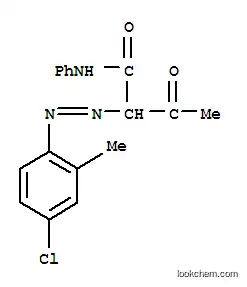 Molecular Structure of 81705-13-7 (2-[(4-chloro-o-tolyl)azo]-3-oxo-N-phenylbutyramide)