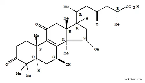 Molecular Structure of 81907-62-2 (GANODERIC ACID A)