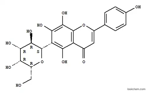 Molecular Structure of 82014-23-1 (4H-1-Benzopyran-4-one, 6-beta-D-galactopyranosyl-5,7,8-trihydroxy-2-(4 -hydroxyphenyl)-)