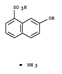 1-Naphthalenesulfonicacid, 7-hydroxy-, ammonium salt (1:1)