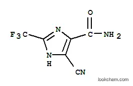Molecular Structure of 82308-56-3 (5-cyano-2-(trifluoromethyl)-3H-imidazole-4-carboxamide)