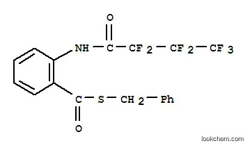 Molecular Structure of 82422-25-1 (thiobenzyl N-heptafluorobutyrylanthranilate)