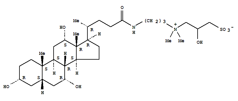CHAPSO 3-[(3-CHOLAMIDOPROPYL)DIMETHYLAMMONIO]2-HYDROXY-1-PROPANESULFONATE