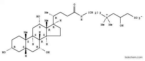 Molecular Structure of 82473-24-3 (3-[(3-Cholamidopropyl)dimethylammonio]-2-hydroxy-1-propanesulfonate)