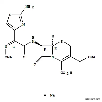Molecular Structure of 82619-04-3 (CEFPODOXIME)