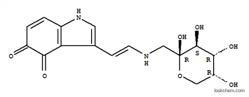 Molecular Structure of 82695-94-1 (1-desoxyfructo-alpha,beta-dehydro-4,5-dioxotryptamine)